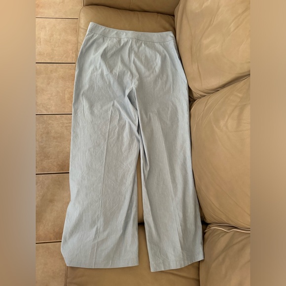 ELIE TAHARI The Serena Wide-Leg Linen Blend Pants - Picture 15 of 17